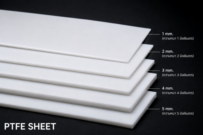 PTFE SHEET-THK 1 MM x W 1.2 M x L 1 M
